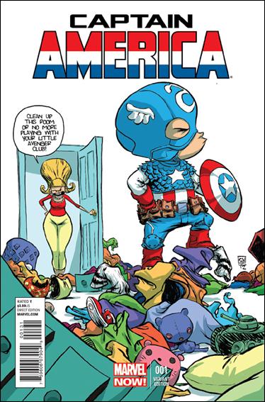 Captain America (2013) issue 1-F Skottie Young "Baby" Cover