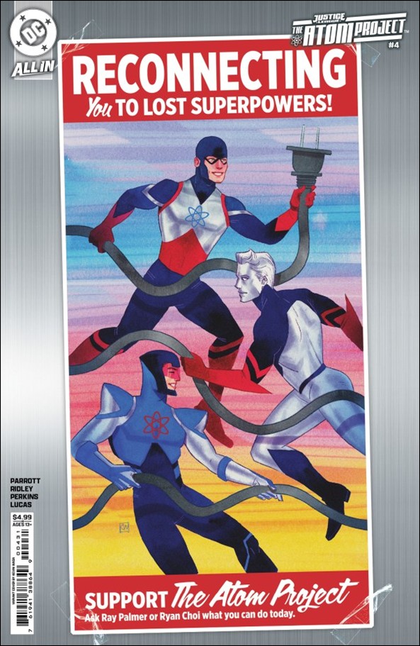 Justice League: The Atom Project issue 4-C Kevin Wada Cardstock Cover