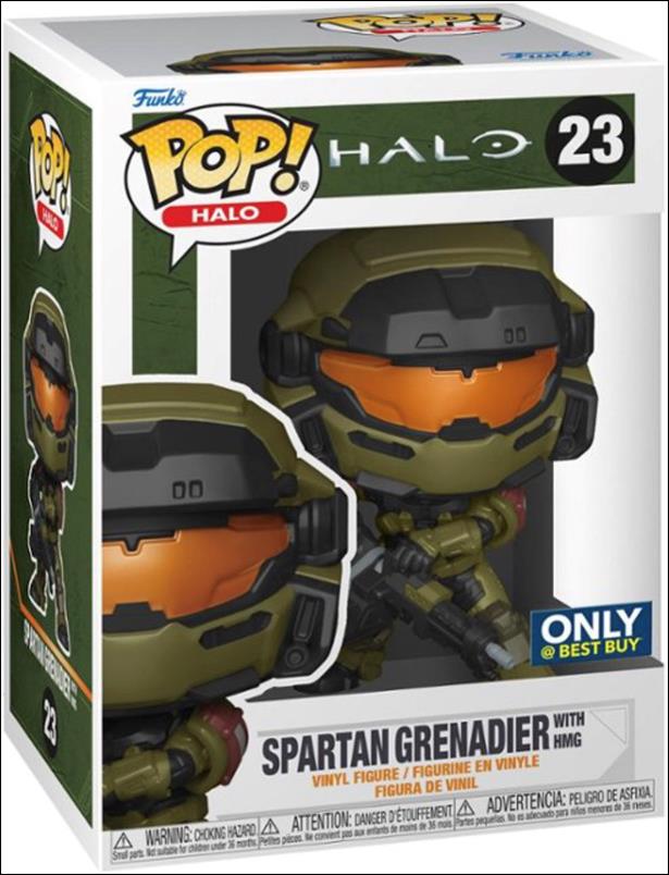 POP! Halo figure 23 Spartan Grenadier with HMG Best Buy Exclusive