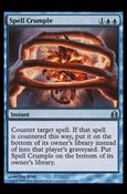 Magic the Gathering: Commander (Base Set) card 63 Spell Crumple