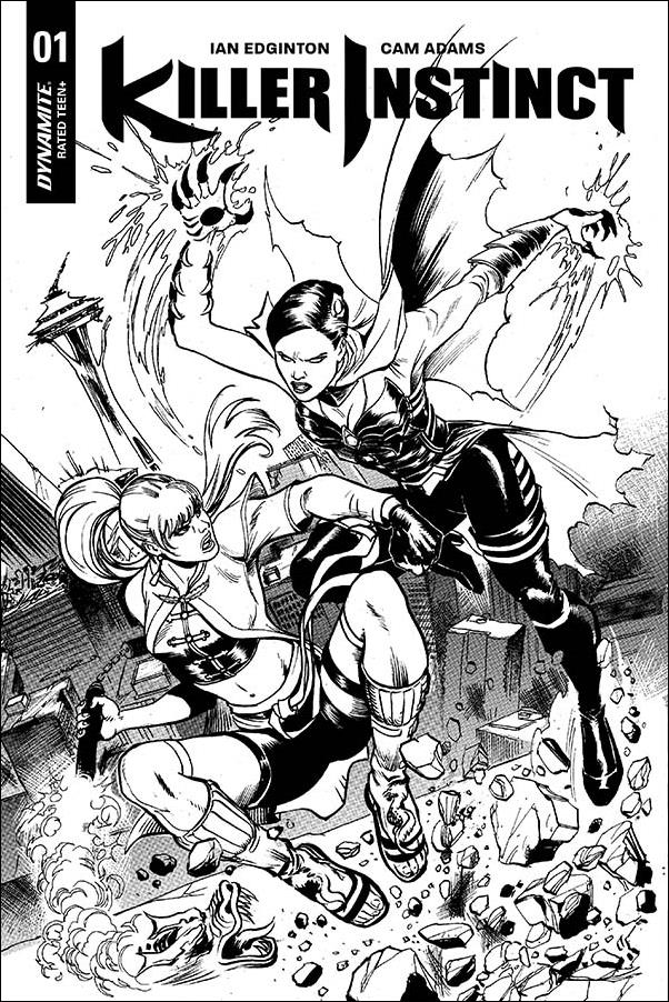 Killer Instinct (2017) issue 1-F Yildiray Cinar 1:10 Black & White Cover