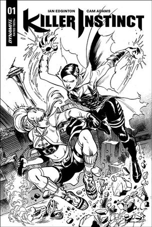 Killer Instinct (2017) issue 1-F Yildiray Cinar 1:10 Black & White Cover