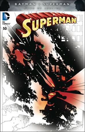 Superman (2011) issue 50-E Unbagged Kaare Andrews Fade Cover
