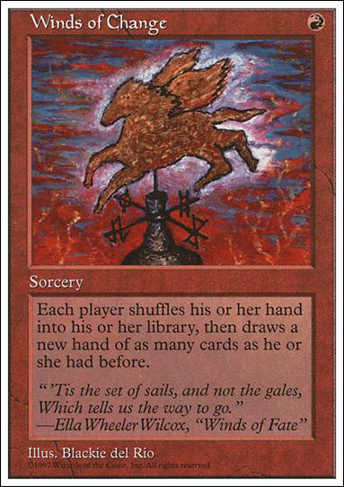 Magic the Gathering: 5th Edition (Base Set) card 275 Winds of Change