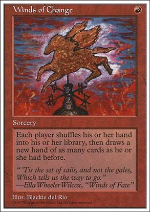 Magic the Gathering: 5th Edition (Base Set) card 275 Winds of Change