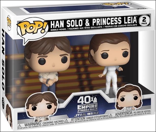 POP! Star Wars Multi-Packs figure nn20 Han Solo & Princess Leia 2 Pack