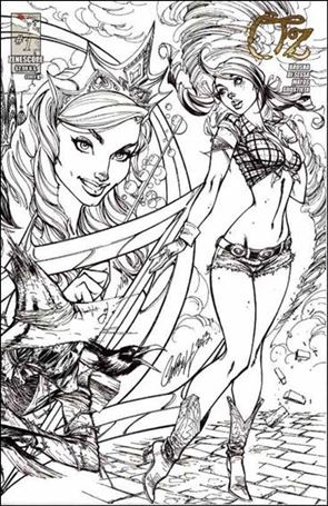 Grimm Fairy Tales Presents Oz issue 1-L J. Scott Campbell Sketch Cover (2nd Printing)