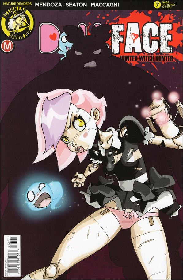 Dollface issue 7-B Dan Mendoza Tattered & Torn Cover