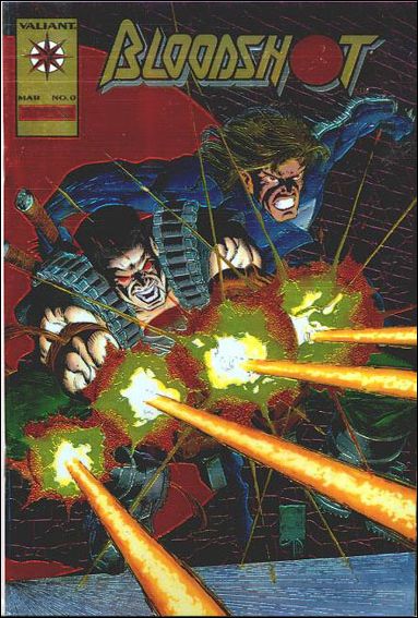 Bloodshot (1993) issue 0-B Gold Wraparound Chromium Cover 1/5000
