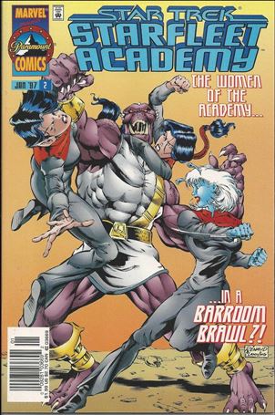 Star Trek: Starfleet Academy (1996) issue 2-B Newsstand Edition / Price Variant