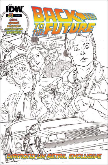 Back to the Future (2015) issue 1-ND Dan Schoening Diamond UK Retailer Cover