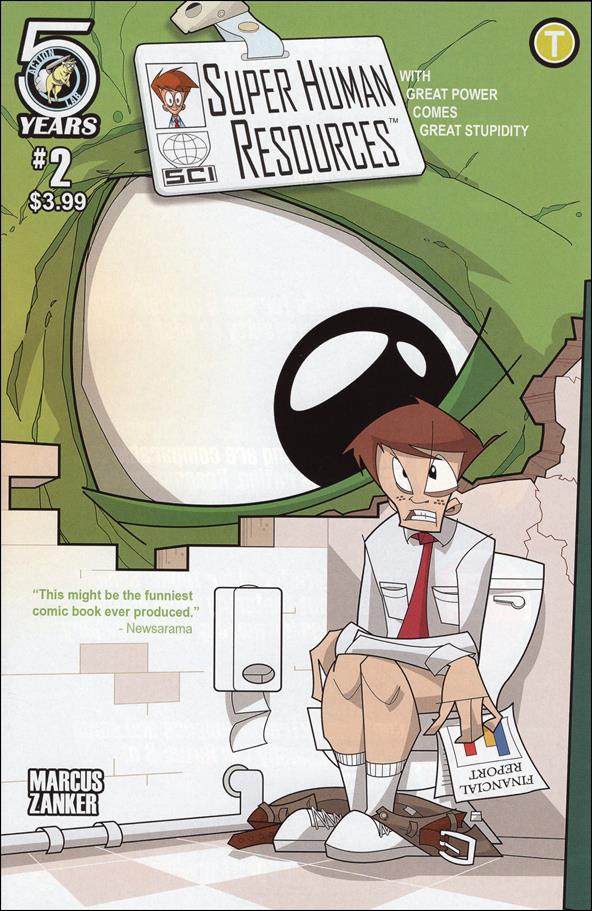 Super Human Resources (2016) issue 2 Justin Bleep Cover