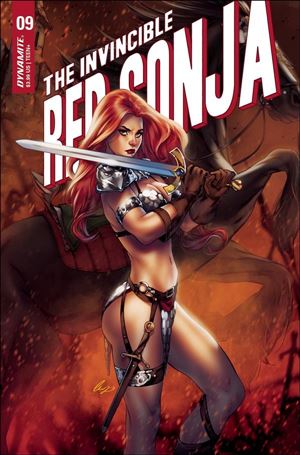 Invincible Red Sonja issue 9-G Elias Chatzoudis Cover