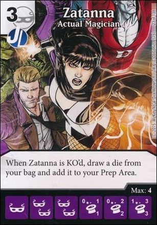 DC Comics Dice Masters Justice League  card 23 Zatanna: Actual Magician