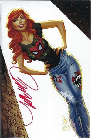 Amazing Spider-Man (1963) issue 800-WX Campbell Mary Jane Signed Virgin Cover COA 1/1200