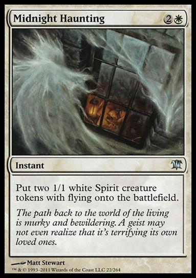 Magic the Gathering: Innistrad (Base Set) card 22 Midnight Haunting