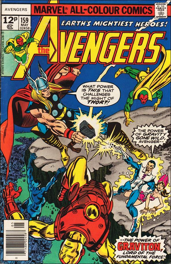 Avengers (1963) issue 159-B UK Price Cover
