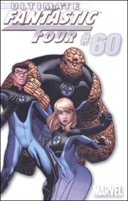 Ultimate Fantastic Four issue 60-B White Cover 1:100