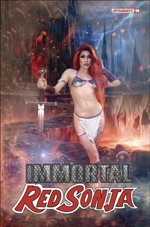 Immortal Red Sonja issue 8-E Cosplay Photo Cover