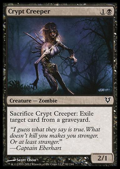 Magic the Gathering: Avacyn Restored (Base Set) card 91 Crypt Creeper