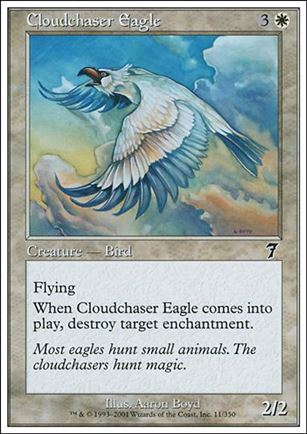 Magic the Gathering: 7th Edition (Base Set) card 11 Cloudchaser Eagle