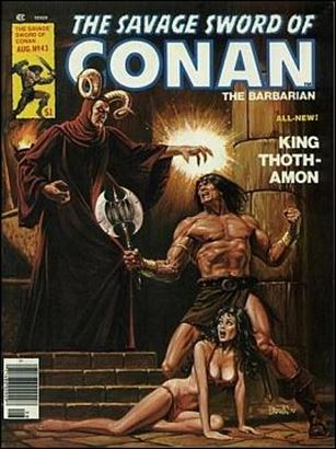 Savage Sword of Conan the Barbarian (Base Set) card 16 Cover Issue #43