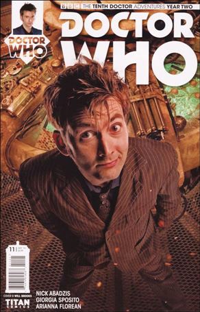 Doctor Who: The Tenth Doctor Year Two issue 11-B Will Brooks Subscription Photo Cover
