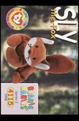 Beanie Babies Series 1 (Base Set) card 117 Sly the Fox