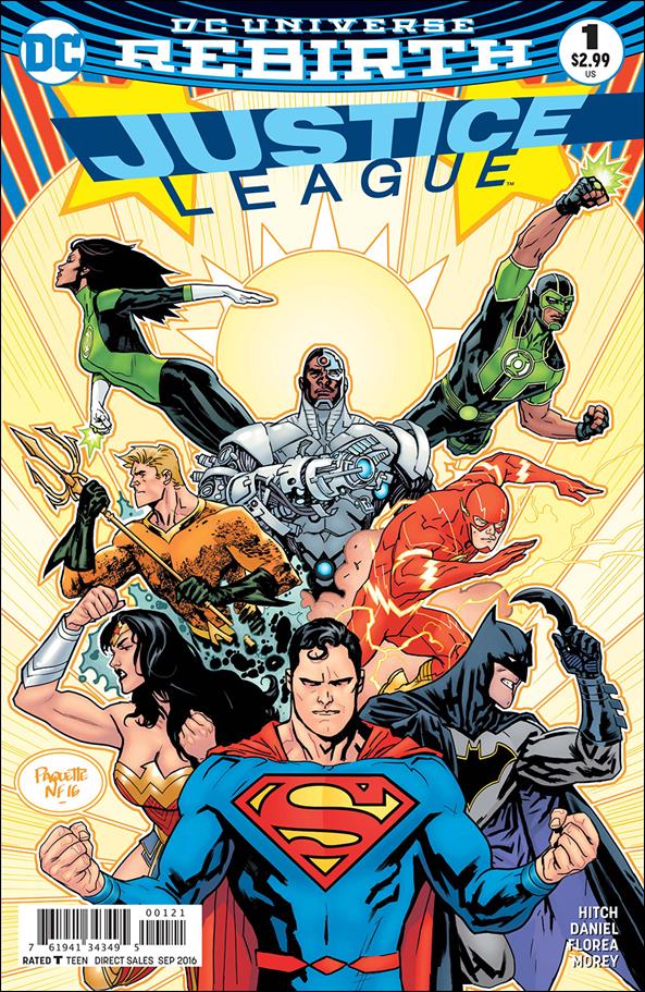 Justice League (2016) issue 1-B Yanick Paquette Cover