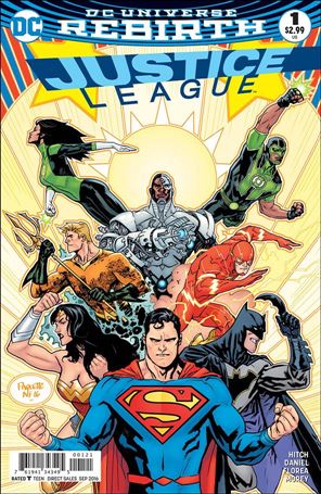 Justice League (2016) issue 1-B Yanick Paquette Cover