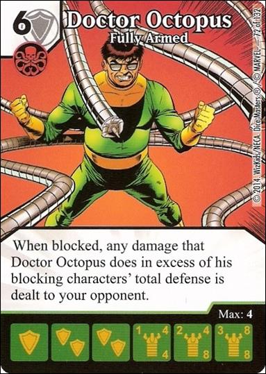 Marvel Dice Masters Avengers vs. X-Men  card 72 Doctor Octopus: Fully Armed