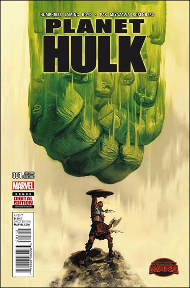 Planet Hulk issue 1-E Michael Del Mundo Cover (2nd Printing)