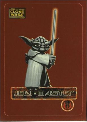Star Wars: The Clone Wars Trading Card Stickers (Foil Stickers Subset) card 4