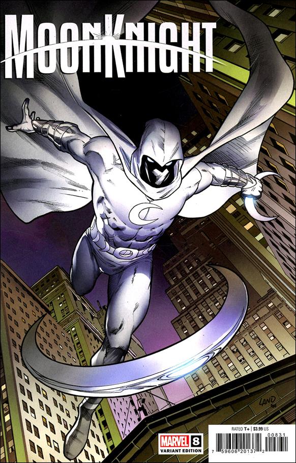Moon Knight (2021) issue 8-C Greg Land 1:25 Cover