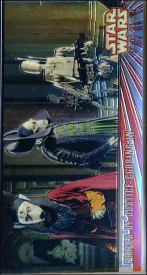 Star Wars: Episode I Widevision: Series 1 (Chrome Subset) card C8 Forces of Justice Closing In