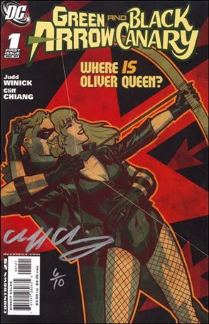 Green Arrow/Black Canary issue 1-D DF Oliver Queen 1:10 Cover (Signed by Chiang) 1/10
