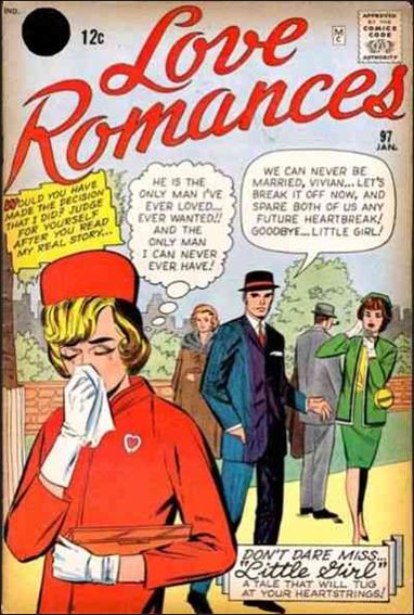 Love Romances issue 97 Black Circle Cover