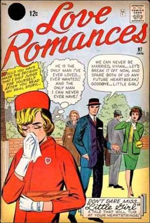 Love Romances issue 97 Black Circle Cover