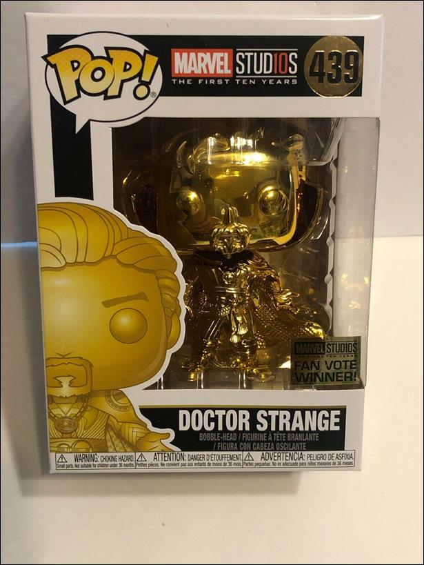 POP! Marvel figure 439 Doctor Strange (Gold Chrome)