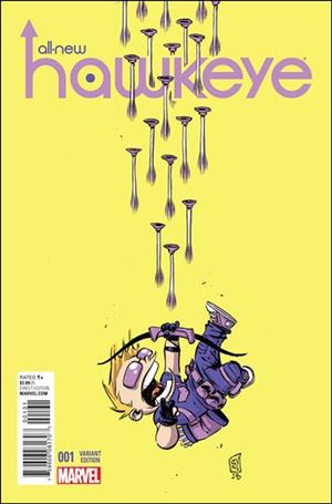 All-New Hawkeye (2015) issue 1-C Skottie Young Baby Cover