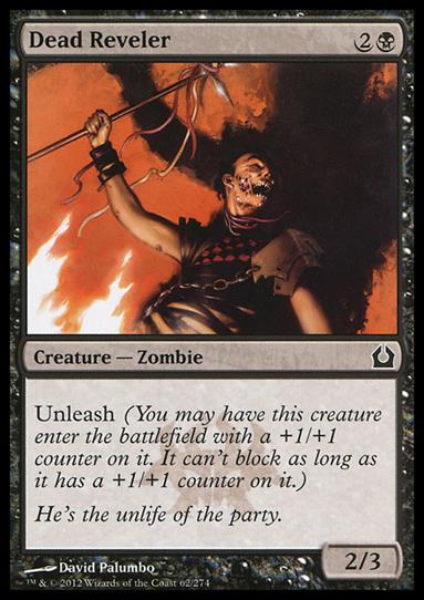 Magic the Gathering: Return to Ravnica (Base Set) card 62 Dead Reveler