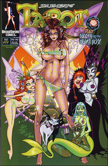 Tarot: Witch of the Black Rose issue 14-B Green Background Cover