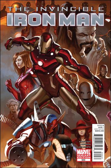 Invincible Iron Man (2008) issue 500-D Marko Djurdjevic 1:50 Cover