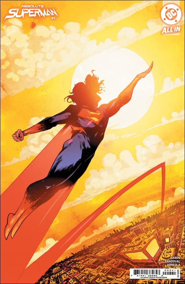Absolute Superman issue 2-D Sanford Greene 1:25 Cardstock Cover