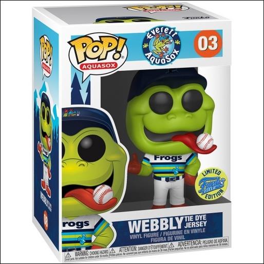 Pop! Aquasox figure 3 Webbly (Frogs Jersey)