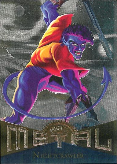 Marvel Metal (Parallel Flasher Set) card 108 Nightcrawler