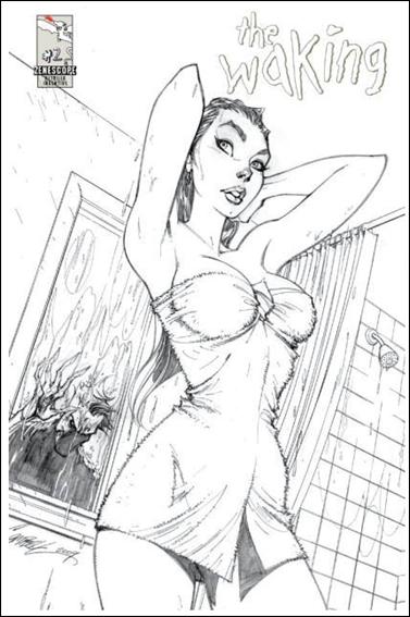 Waking  issue 2-C Black & White Retailer Incentive Cover 1/250