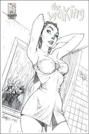 Waking  issue 2-C Black & White Retailer Incentive Cover 1/250