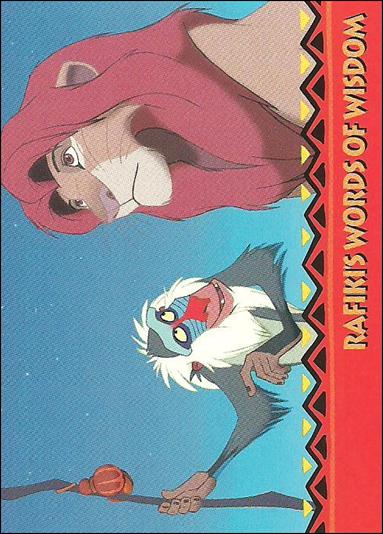 Lion King: Series II (Base Set) card 165 Look harder... he lives in you.