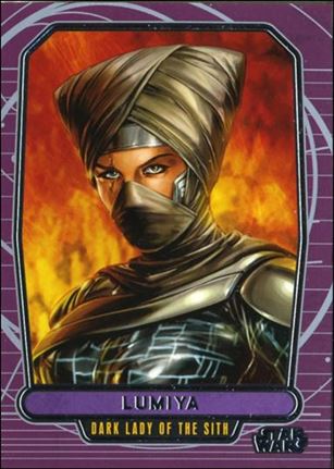 Star Wars Galactic Files (Base Set) card 217 Lumiya Dark Lady of the Sith